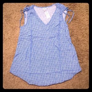 NWT Gap Maternity Sleeveless Blouse XS